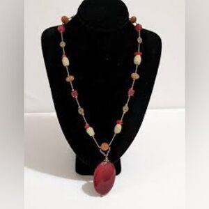 Lia Sophia “Setai” Red Aventurine Necklace